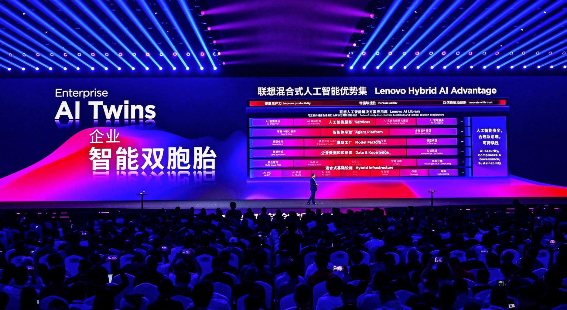 聯(lián)想發(fā)布超級(jí)智能體矩陣 開(kāi)啟AI全面滲透人類(lèi)生活新紀(jì)元